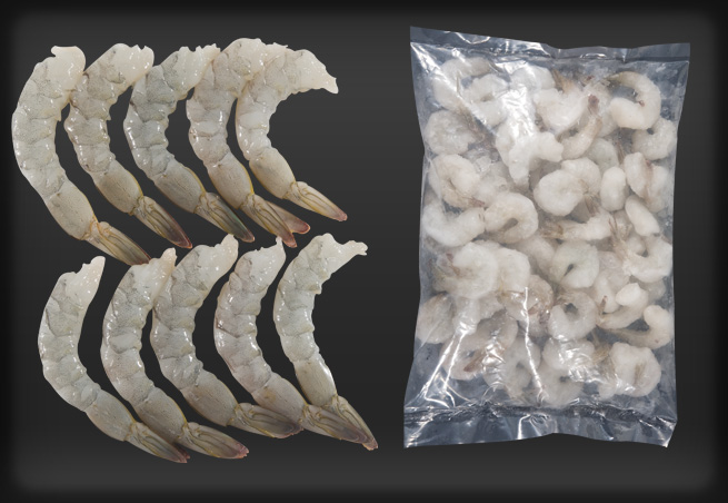 กุ้งขาวผ่าหลังไว้หาง